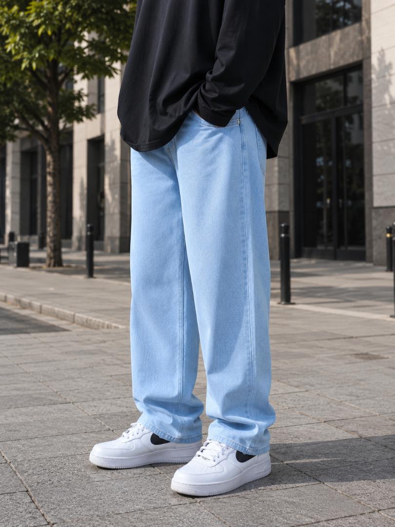 WAZWEAR Men Straight Fit Mid Rise Blue Jeans