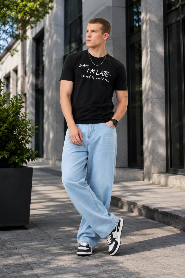 WAZWEAR Men Straight Fit Mid Rise Blue Jeans