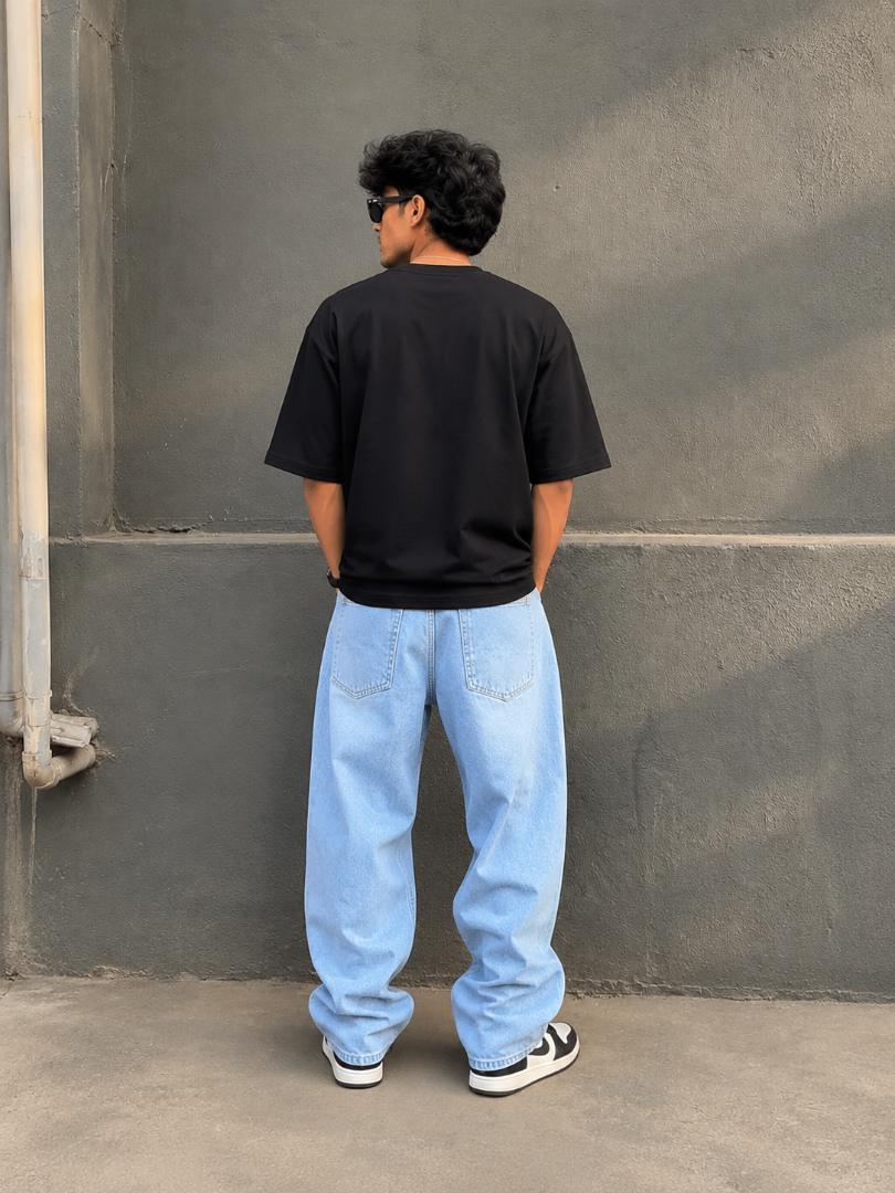 WAZWEAR Men Straight Fit Mid Rise Blue Jeans