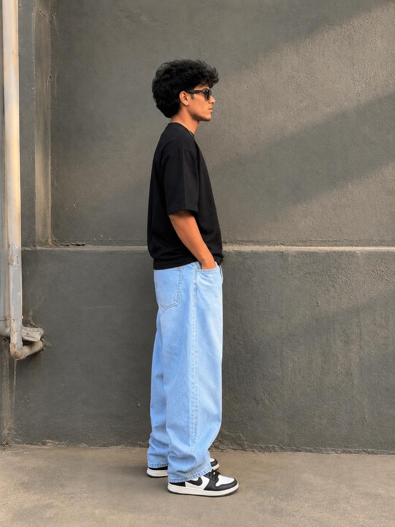 WAZWEAR Men Straight Fit Mid Rise Blue Jeans