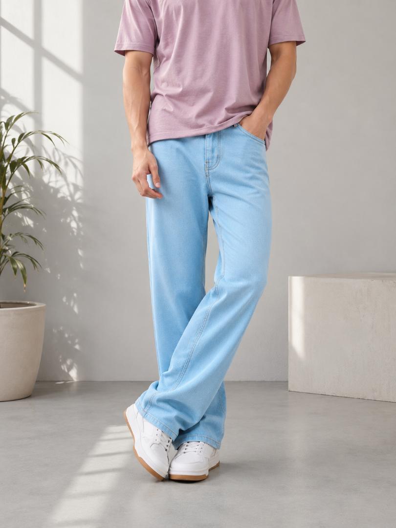 WAZWEAR Men Straight Fit Mid Rise Blue Jeans