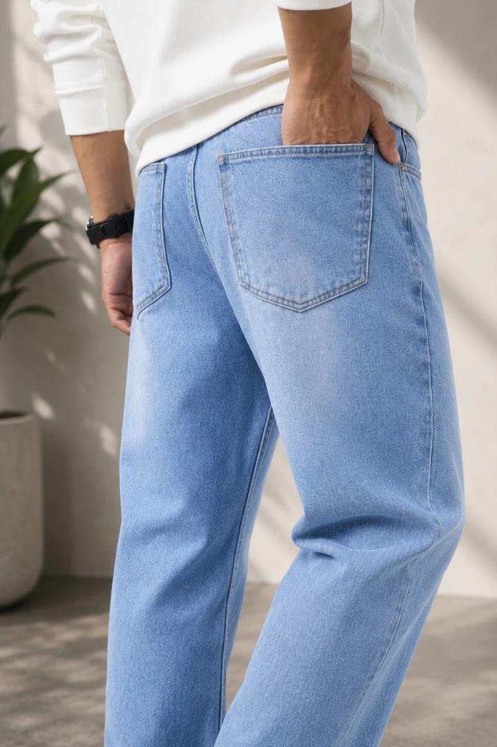 WAZWEAR Men Straight Fit Mid Rise blue Jeans